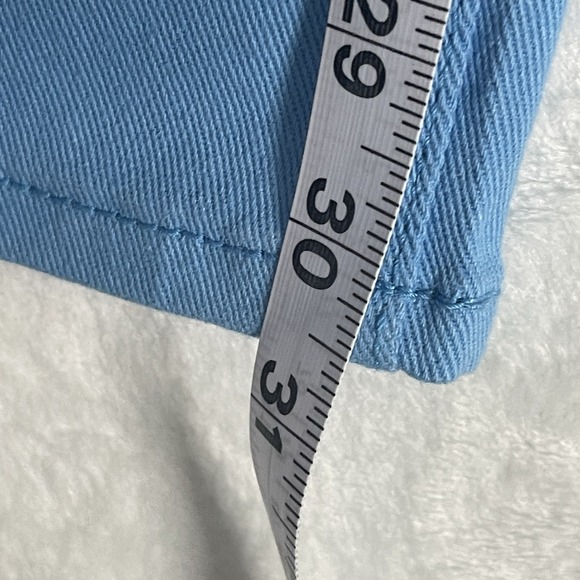 NWT H&M Divided Wide Leg High Waist Blue Pants Jeans Denim Women's Size 18 - Picture 7 of 10